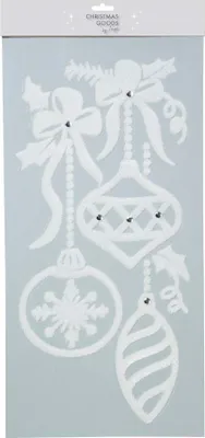 Produktbild von Fensterbild Weihnachtskugel Kunststoff 49cm