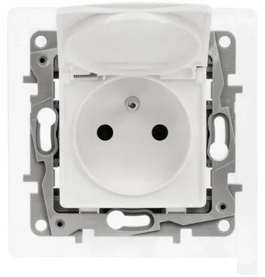 Produktbild von Legrand Niloe Steckdose IP44 Hermetisch Weiß 2P+Z