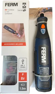 Produktbild von Akku Multifunktionswerkzeug Kombiwerkzeug Gravur Schleifgerät Mini Schleifen