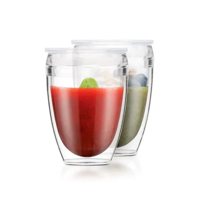 Produktbild von BODUM Müslibecher 2 tlg. SET KUNSTSTOFF Müslibecher Joghurtbehälter 0,3 l