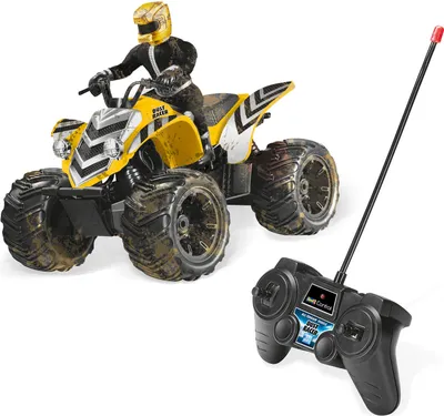 Immagine prodotto di Revell Control Quadbike New Dust Racer I Scala 1:10 I Perfetto per gli appassionati di corse dagli 8 anni in su I Pneumatici di grandi dimensioni I Telecomando MHz I Per uso interno ed esterno I Quad telecomandato