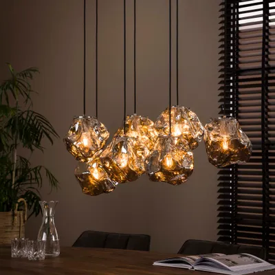 Produktbild von Hoyz - Rock Hängelampe - 7 Lampen - Felsform - Industriell
