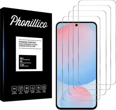 Obrázek produktu pro Tvrzené sklo pro Samsung Galaxy S24 FE [4 ks] Screen Protector Film Anti-scratch Glass Resistant Phonillico®