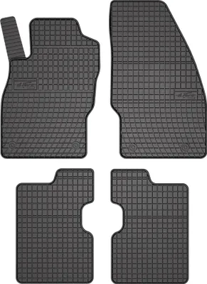 Produktbild von OMAC Gummi Fußmatten für Opel Corsa 2014-2019 Automatten Gummi Schwarz 4tlg