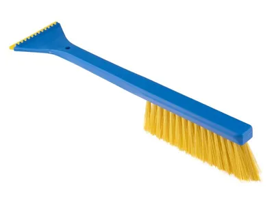 Obrázek produktu pro MURSKA Kartáč a škrabka 2 v 1 37 cm s odnímatelnou akrylovou trojúhelníkovou škrabkou (00590)
