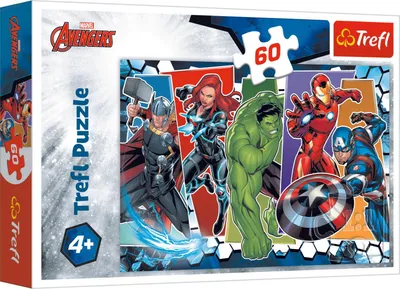 Image de Trefl Casse-tête Avengers, 60 mcx