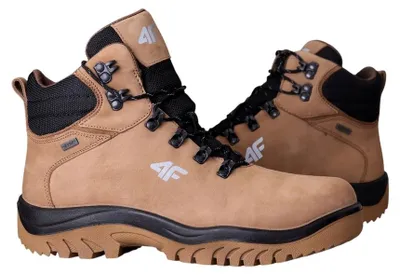 Productafbeelding van 4F - Wandelschoenen voor heren "OBMH257", leer PP1738 (maat 44,5 EU) (beige)