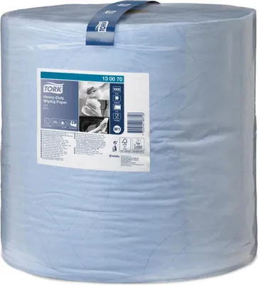 Produktbild von Tork 130070, 1000 Blätter, Blau, 369 mm, 340 m, 340 mm, 37,5 cm