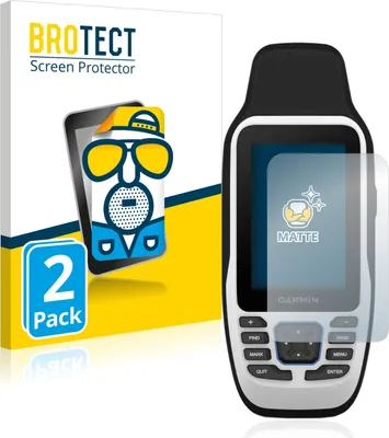 Produktbild von 2x BROTECT Schutzfolie für Garmin GPSMAP 79s Displayschutz Displayschutzfolie Folie Matt Entspiegelungsfolie