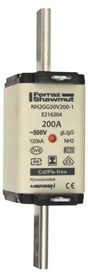 Produktbild von Mersen NH-Sicherungseinsatz SG NH2GG50V200-1 E216204