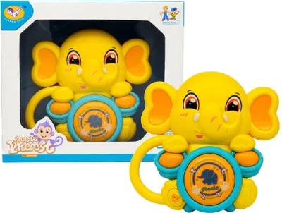 Image de Éléphant jaune qui joue