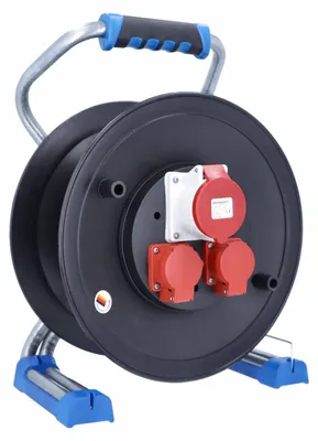 Produktbild von Xperts CEE Kabeltrommel leer Leertrommel Ø320mm 2x 230V 1x 400V IP44