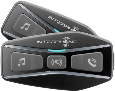 Zdjęcie produktu dla Interphone INTERPHOUCOM4TP, 1000 m, A2DP, AVRCP, HFP, Czarny, Wodoodporna, IP67, 15 h