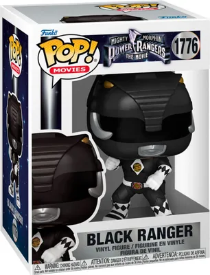Zdjęcie produktu dla Funko POP Power Rangers 1776 Black Ranger Figurka Kolekcjonerska