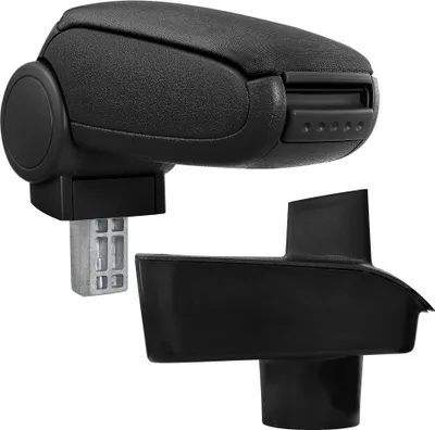 Produktbild von [pro.tec] Mittelarmlehne Passgenau für Ford Fiesta 2009 (ab Oktober 2008, MK7) - Armauflage mit Staufach - gepolstert - Textil - schwarz