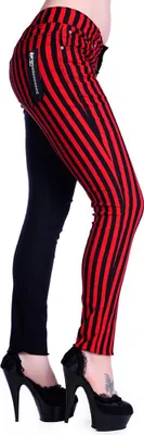 Produktbild von Banned Rote Streifen Stretch Hose  S
