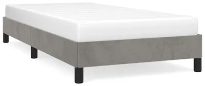 Obrázok produktu pre vidaXL Rám postele bez matraca svetlosivý 100x200 cm zamat