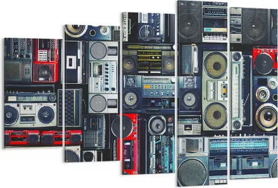 Produktbild von Bild auf Leinwand - Leinwandbild - Empfänger Radio - 150x100cm - Wand Bild - Wanddeko - Wandbilder - Leinwanddruck - Bilder - Kunstdruck - Wanddekoration - Leinwand bilder - Wandkunst - EG150x100-3875