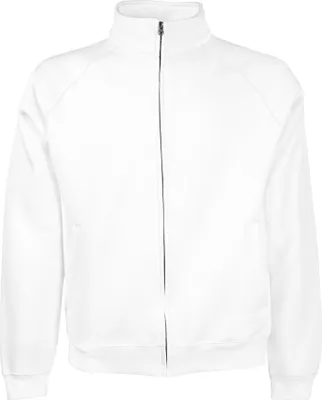 Immagine prodotto di Fruit Of The Loom giacca felpata premium 70/30 da uomo / giacca felpata / felpa con zip RW3165 (2XL) (bianco)