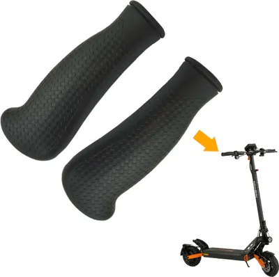Zdjęcie produktu dla Czarne ergonomiczne gripy do hulajnogi KuKirin G3 PRO / G2 PRO / G2 MAX
