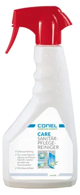 Produktbild von CONEL CARE Sanitär-Pflegereiniger mit Abperleffekt Lotuseffekt 500ml Handsprayflasche