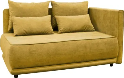 Zdjęcie produktu dla Kondela Sofa rozkładana z pojemnikiem Liami P - musztardowa