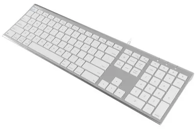 Produktbild von Macally ACEKEY-US, ultraschlanke USB-A-Tastatur für Mac, US QWERTY Tasten-Layout