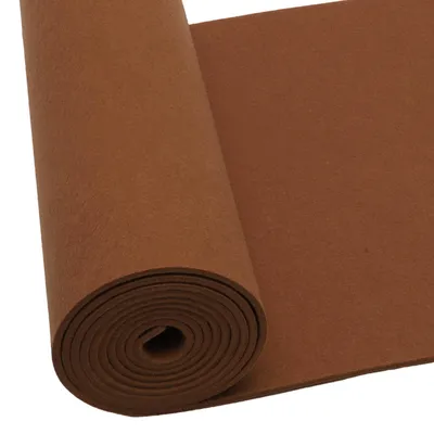 Productafbeelding van Viltrol - 3 mm dik - voor knutselen en naaien - roodbruin, 30 cm x 250 cm