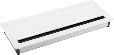 Produktbild von Weiße Aluminium-Kabeldurchführung 240x100x29mm