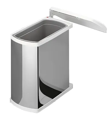 Image de Hailo poubelle de cuisine, meuble encastrable à partir de 45cm, panier à cosmétiques 18L