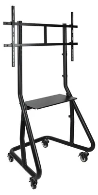 Zdjęcie produktu dla TooQ FS20200M-B, 100 kg, 152,4 cm (60"), 2,67 m (105"), 1000 x 600 mm, Opcja regulacji wysokości, Czarny