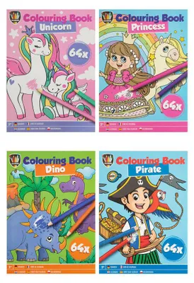Obrázok produktu pre Sada omaľovánok Creative Craft Group – 12 ks formátu A5 pre deti
