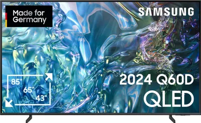 Produktbild von Samsung 50" QLED 4K Q60D Tizen OS™ Smart TV (2024), 127 cm (50"), 3840 x 2160 Pixel, QLED, Smart-TV, WLAN, Titan