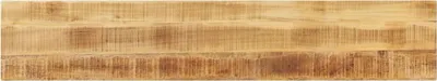 Produktbild von Tischplatte 140x40x3,8 cm Rechteckig Raues Massivholz Mango