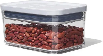 Image de Ibenzoa® Transparente, boîte de rangement hermétique – sans BPA, empilable et lavable au lave-vaisselle, idéale pour le riz, les pâtes, la farine et le café