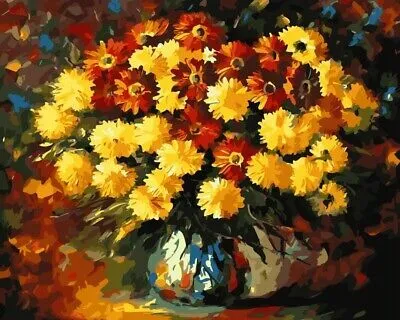 Produktbild von NORIMPEX Malen nach Zahlen Blumen 40 x 50 5529