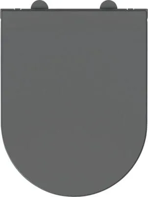 Produktbild von form&style WC-Sitz SAMAR schwarz matt Absenkautomatik und Quick-Release (leicht abnehmbar)