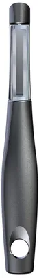 Dünnschäler 18 cm, schwarz, spülmaschinenfest, Kunststoff/Edelstahl