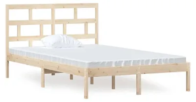 Image de vidaXL Lit en bois massif sans matelas 120x200 cm