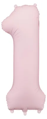 Immagine prodotto di Palloncino in foil Numero 1 86cm rosa 76136