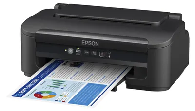 Produktbild von Epson WorkForce WF-2110W, Farbe, 5760 x 1440 DPI, A4, 3000 Seiten pro Monat, 34 Seiten pro Minute, Doppelseitiger Druck