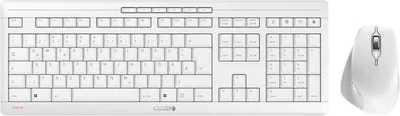 Produktbild von Kabelloses Tastatur-Maus-Set, Deutsches Layout (QWERTZ), 2,4 GHz Funk, Leise Tasten, Ergonomische Rechtshändermaus Ergonomische 6-Tasten-Maus