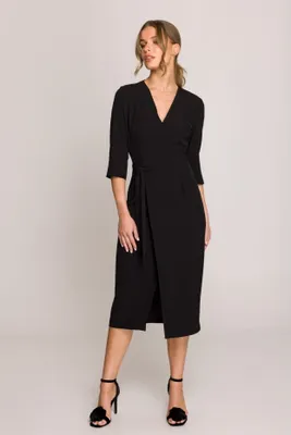 Produktbild von Stylove Midikleid für Frauen Danjusha S396 schwarz XL