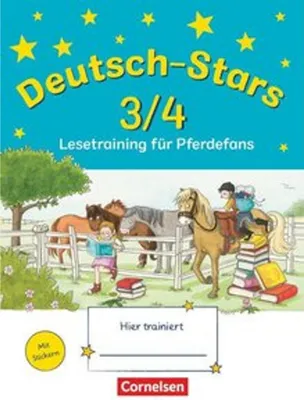 Obrázek produktu pro Deutsch-Stars 3./4. Schuljahr. Lesetraining für Pferdefans