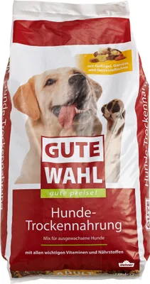 Produktbild von Dehner Gute Wahl Hundefutter, Trockenfutter, für ausgewachsene Hunde, 20 kg