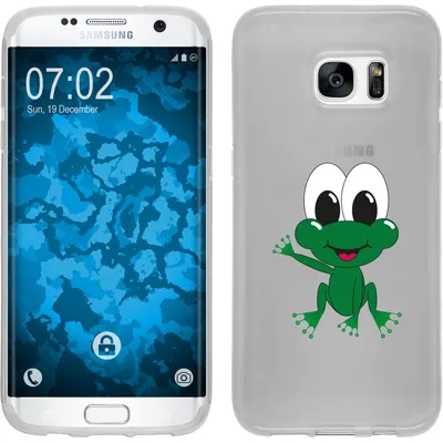 Produktbild von PhoneNatic Case kompatibel mit Samsung Galaxy S7 Edge Silikon-Hülle Cutiemals M2