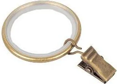 Produktbild von Ringe Mit Clips Modern Gold 25 Mm 10St