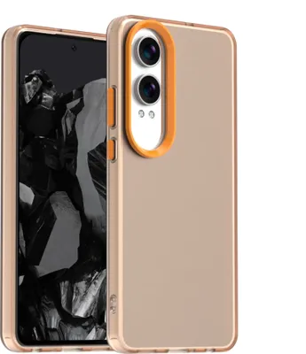 Produktbild von Handyhülle für Oppo K12X Schlank Durchscheinend Matt Stoßfest Schutzhülle Orange
