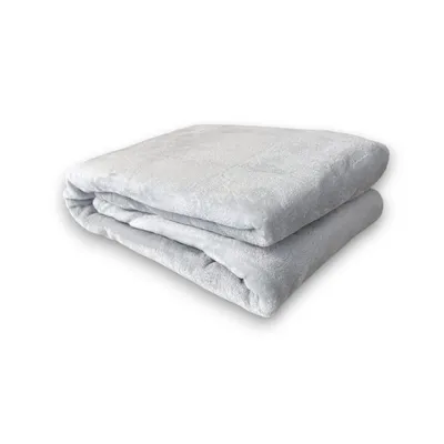 hellgraue Kuscheldecke