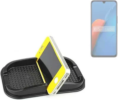Produktbild von K-S-Trade Auto Anti Rutsch Matte Smartphone-Halter kompatibel mit Infinix Note 12i 2022 Haft Pad Armaturenbrett Handy-Halterung Silikon
